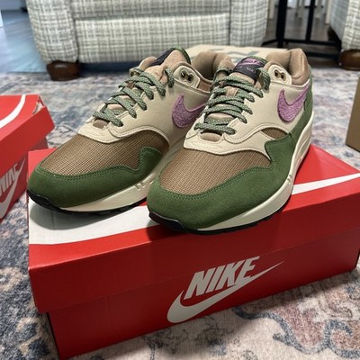 Nike Air Max 1 NH 'Treeline' Green DR9773-300 - Men's Size 9.5