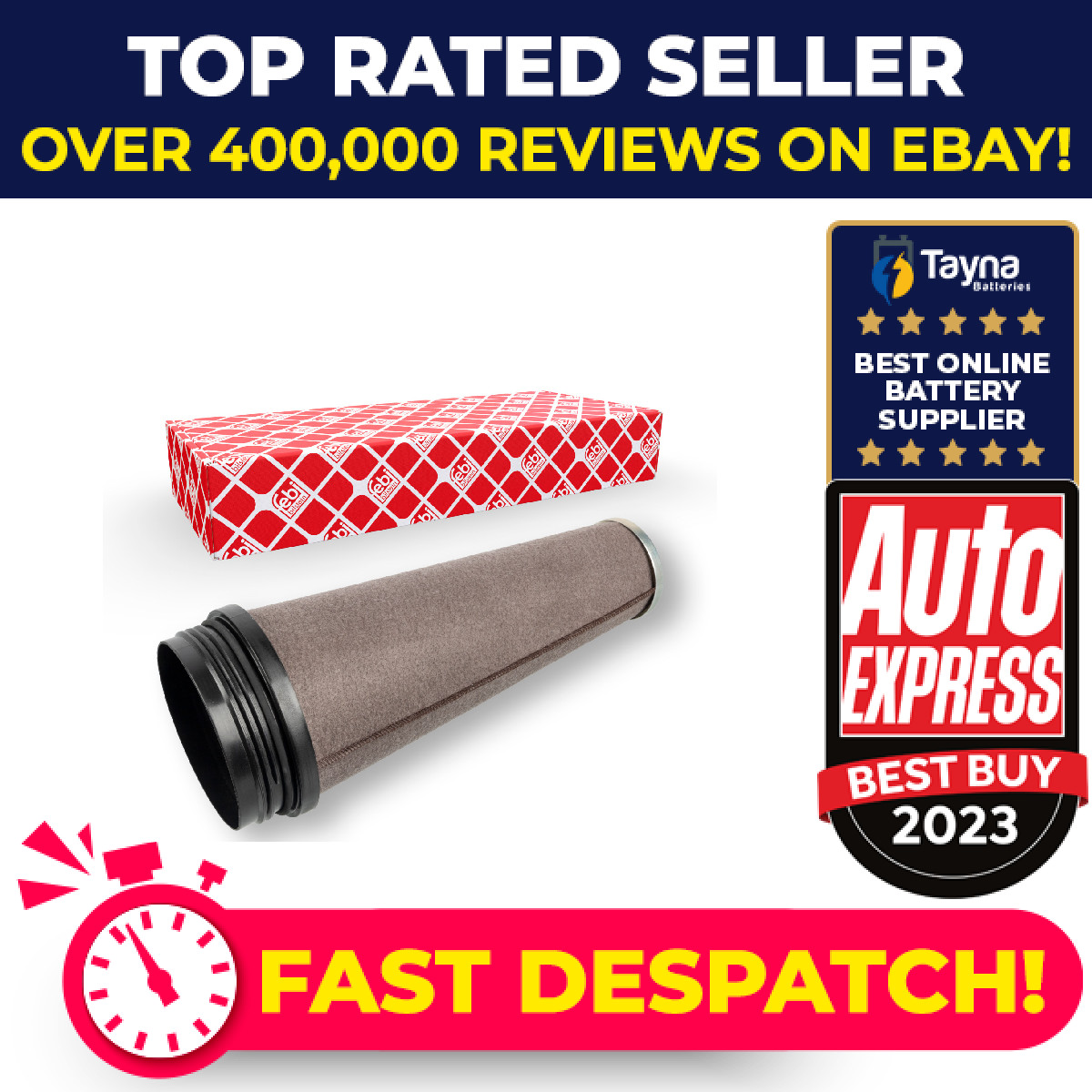Air Filter 108140 Febi 1735595 Genuine Top Quality Guaranteed New