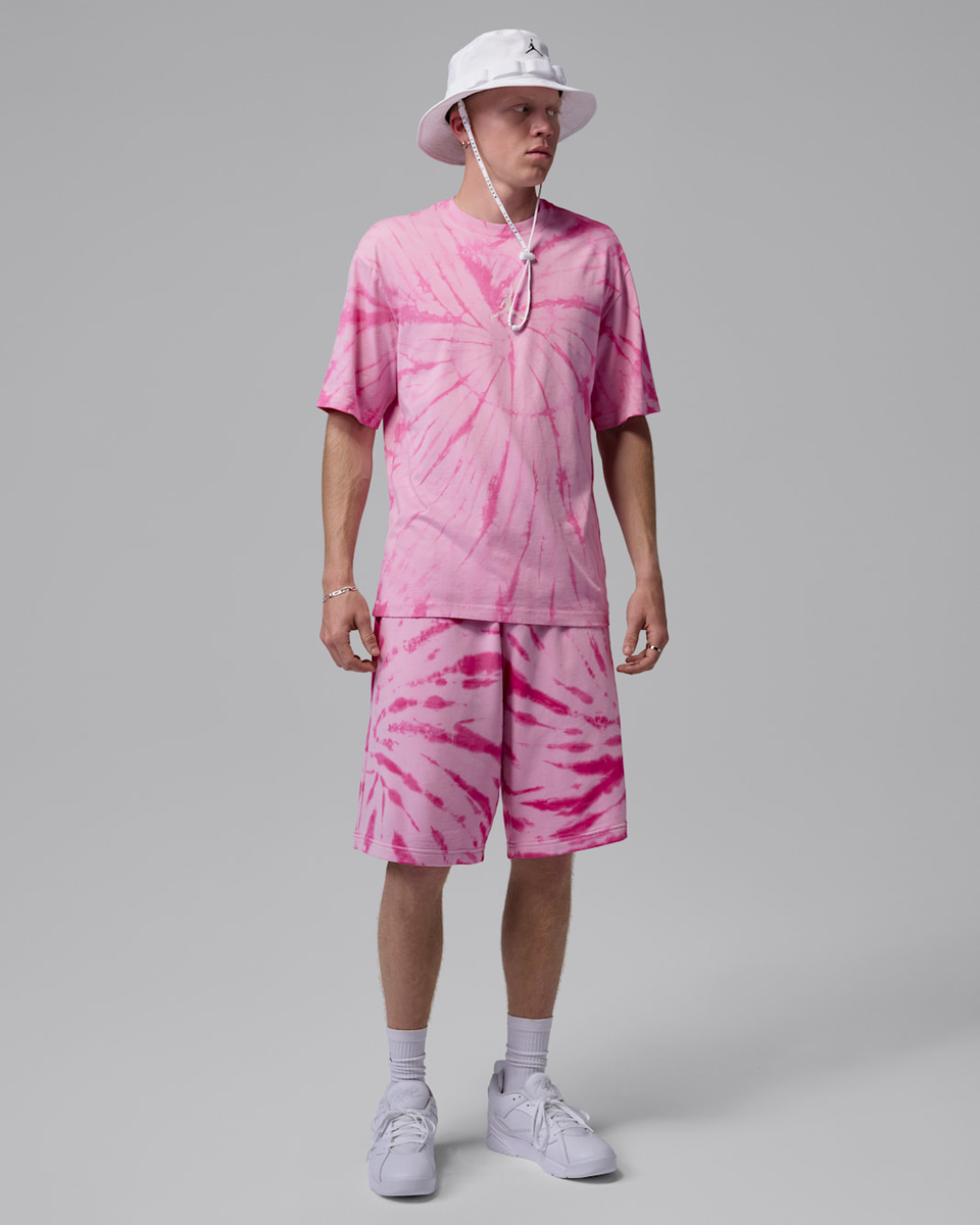 Nike Jordan Brooklyn Tie-Dye Festival Shorts Ice Carmine IF1959
