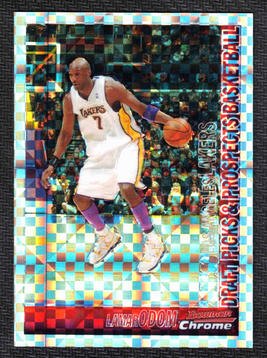2005-06 Bowman Chrome Draft Picks & Prospects #96 Lamar Odom XFRACTOR  063 /150