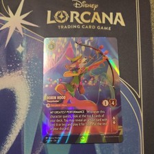 Robin Hood Disney Lorcana TCG Enchanted Shimmering Skies Sharpshooter 215/204