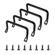 4 Pcs Side Fixing Handle for Trays Serving Tray Handles Hardware Pull