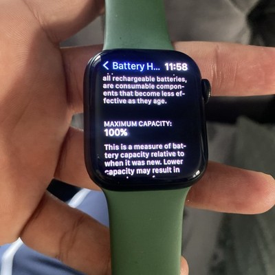 Apple Watch Series 7 GPS 41mm Midnight Aluminum Case with Sport