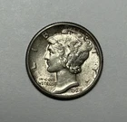 1928 D  MERCURY DIME AU-BU
