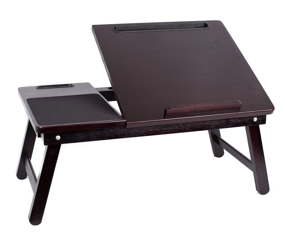 Bandeja de cama para computadora portátil Sofia + Sam multitarea | Soporta computadoras portátiles de hasta 18 pulgadas... Foto 3 de 4