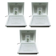 Farm Innovators 2100 Heated Still Air Incubator for 4 Dozen Eggs, White (3 Pack)