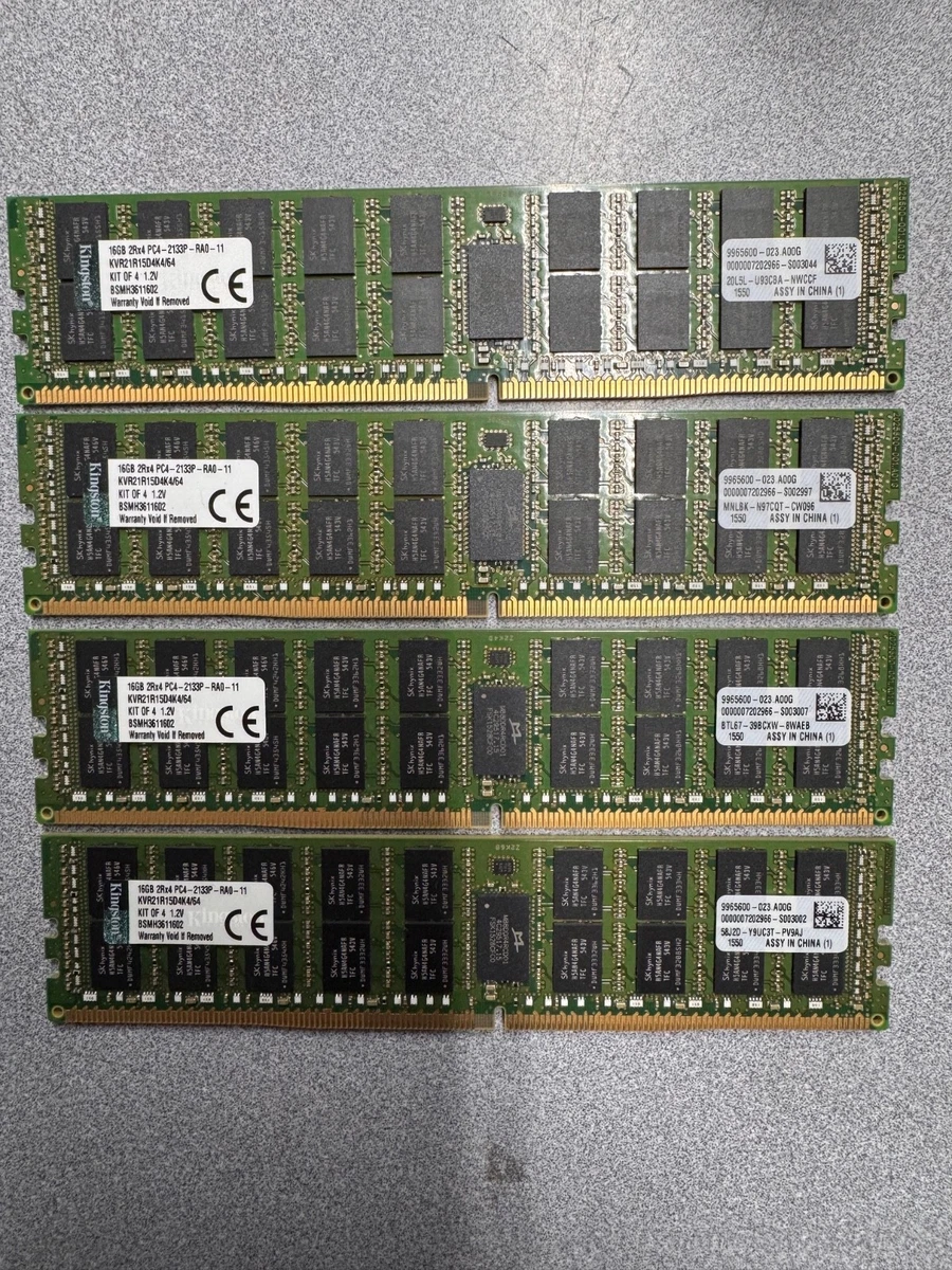 Kingston DDR4 SDRAM 64 GB Total Capacity Memory (RAM) for sale | eBay