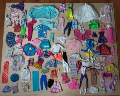 Lot Barbie Clothes Mattel Handmade Doll 70s 80s 90's Magic Moves Totally Hair