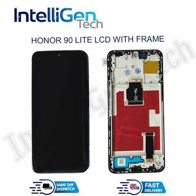 Für Honor 90 Lite CRT-NX1 LCD Anzeige Montage Touchscreen Digitizer mit Rahmen