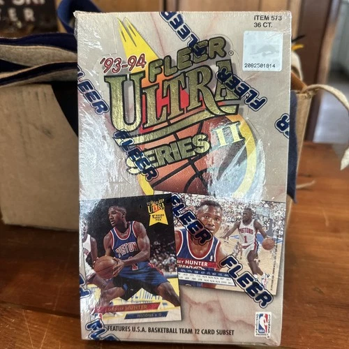 1993-94 Fleer Ultra Basketball Factory Sealed Box! Series 2 Jordan Power