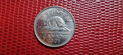 5 cents 2005 Canada - Elizabeth II - quatrième effigie - KM# 491 - Photo 1/2