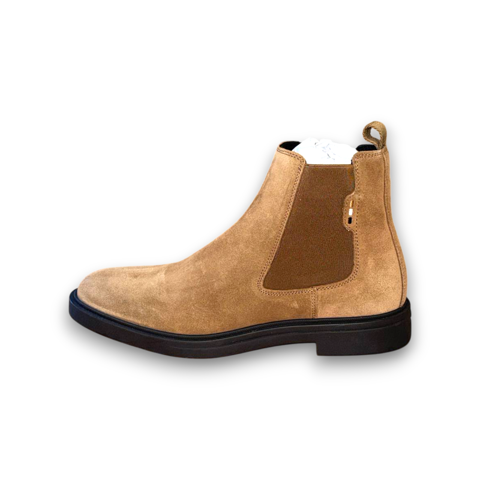 BOSS Calev Chelsea Boots Men's Beige Suede US 8 (UK 7 EU 41) MSRP $230 ...