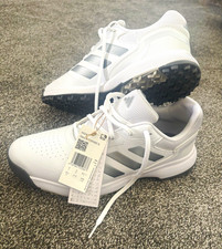 adidas Traxion Response SL Spiked Golf Shoes Trainers White/Grey UK 9 IH2247