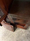 2 Cabinets With Glass Inserts - Alternate Black Cloth For Lower Doors — photo 7