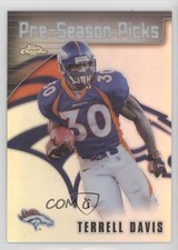 2000 Chrome Pre-Season Picks Refractor Terrell Davis Ed McCaffrey Rod Smith 10lp