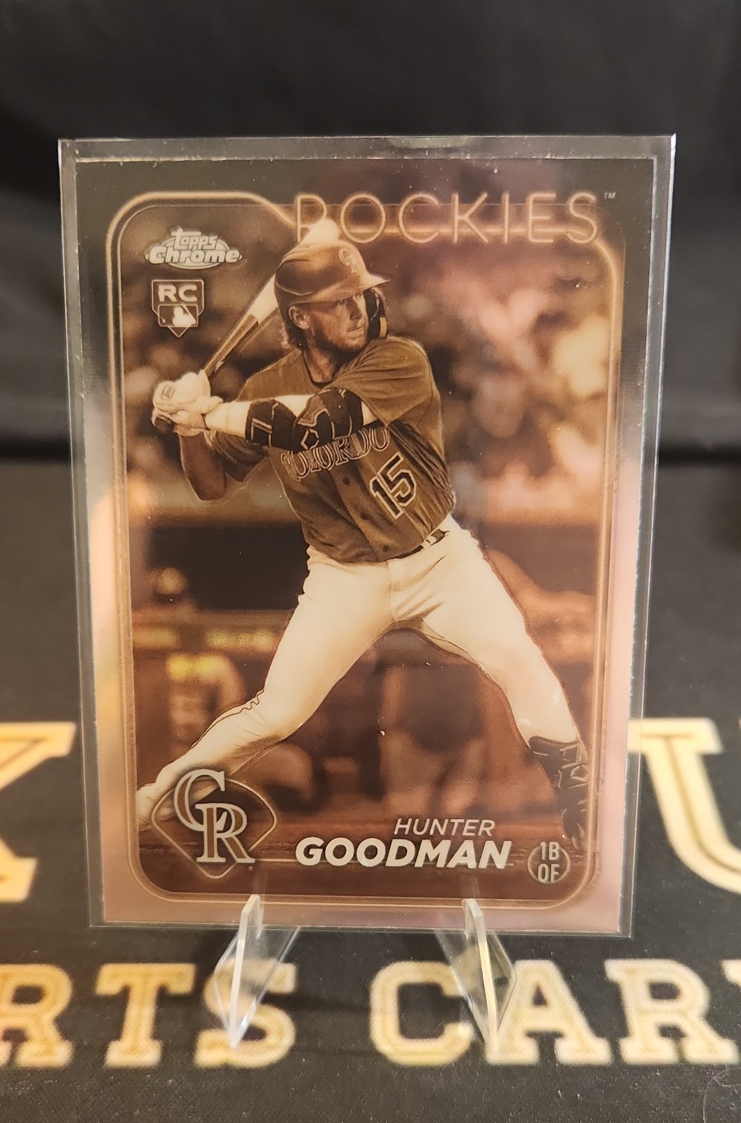 2024 Topps Chrome - Hunter Goodman #99 Sepia Refractor (RC)