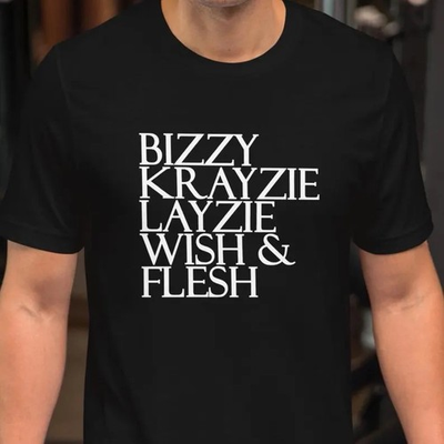 #ad Bone Thugs N Harmony Krayzie Layzie Bizzy Wish amp; Flesh T Shirt New S 5XL 2025 $9.98