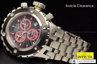 Invicta Reserve Subaqua Swiss Movt Chronograph Men's SS Watch - 52mm, Steel