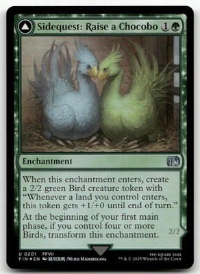 Sidequest: Raise a Chocobo #201 (Foil) (NM) Final Fantasy FIN Magic MTG