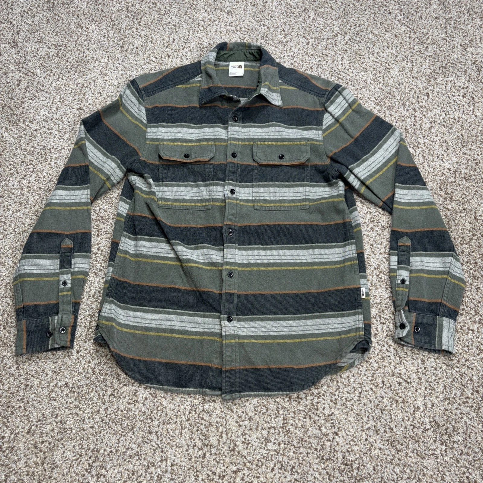 Vintage The North Face Shirt Mens Sz Small Plaid Flannel Label Outdoor Hike