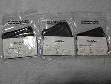 Goodfellow co Adult Reusable Fabric Face Masks Sz L/XL Black and Gray 6 Masks