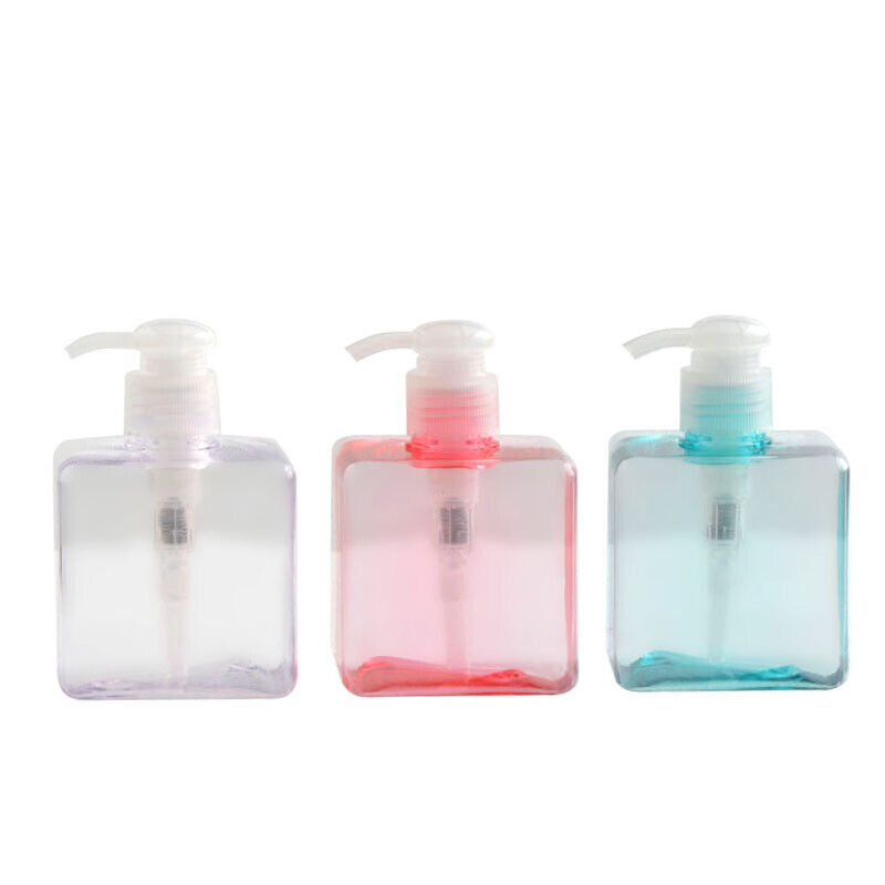 Empty Plastic Pump Bottles Dispenser 250ml Refillable Liquid Shampoo Bott-yt - Picture 5 of 18