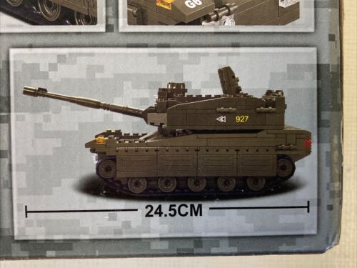 Sluban M38 B0305 Army Land Force Merkava Tank & Soldiers 344 Pieces New Sealed - Picture 11 of 13