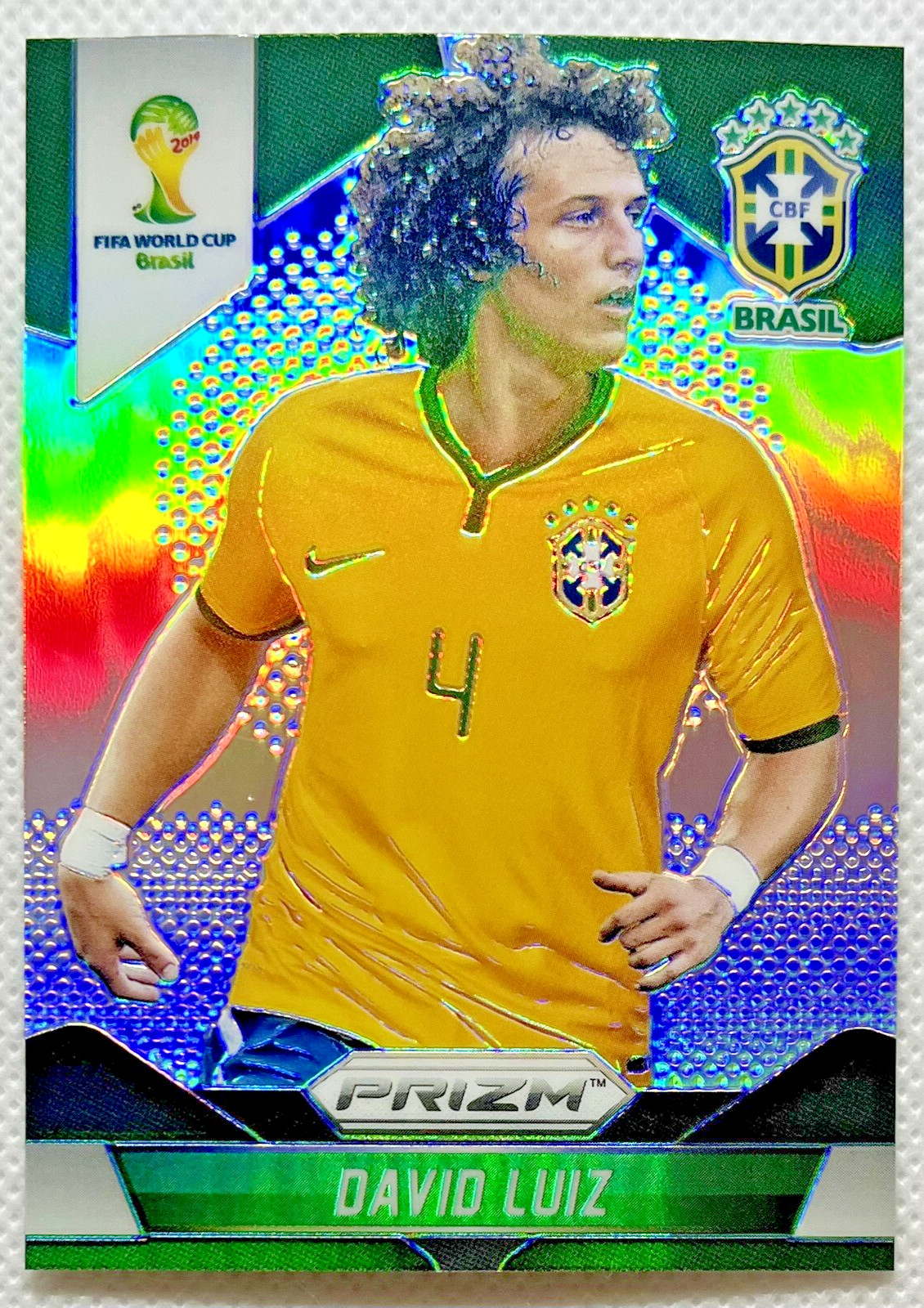 2014 Panini Prizm World Cup Silver Prizm David Luiz #106
