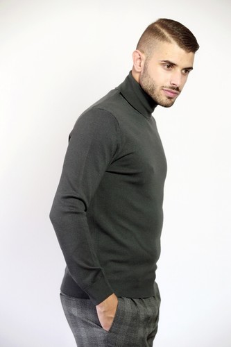 Antracite Dolcevita Merino Maglia Grigio Uomo Lana Pura coast Colore Positano zaPaYqt