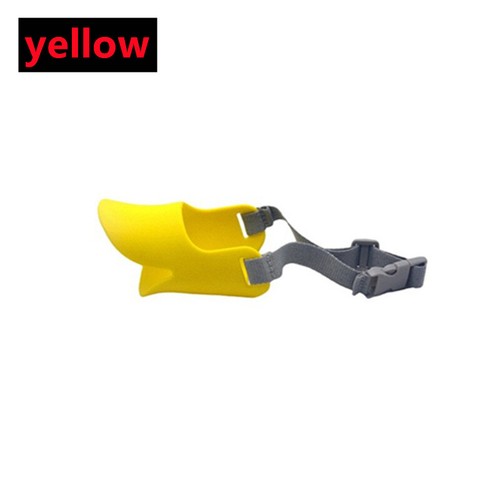 Pet Dog Cute Duck Muzzle Mask Anti-Biting Silicone Muzzle No Barking Training - Picture 17 of 25