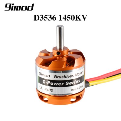9imod D3536 1000KV/1250KV/1450KV Brushless Motor 2-4S For RC Plane Aircraft