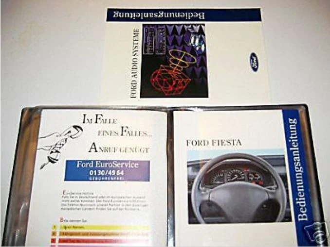 Betriebsanleitung Ford Fiesta Handbuch Ausgabe 1995 - Bild 1 von 1