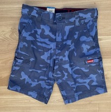 LEVI YOUTH/Boy CARGO Short  Adjustable waistband/ pockets Blue Size 7