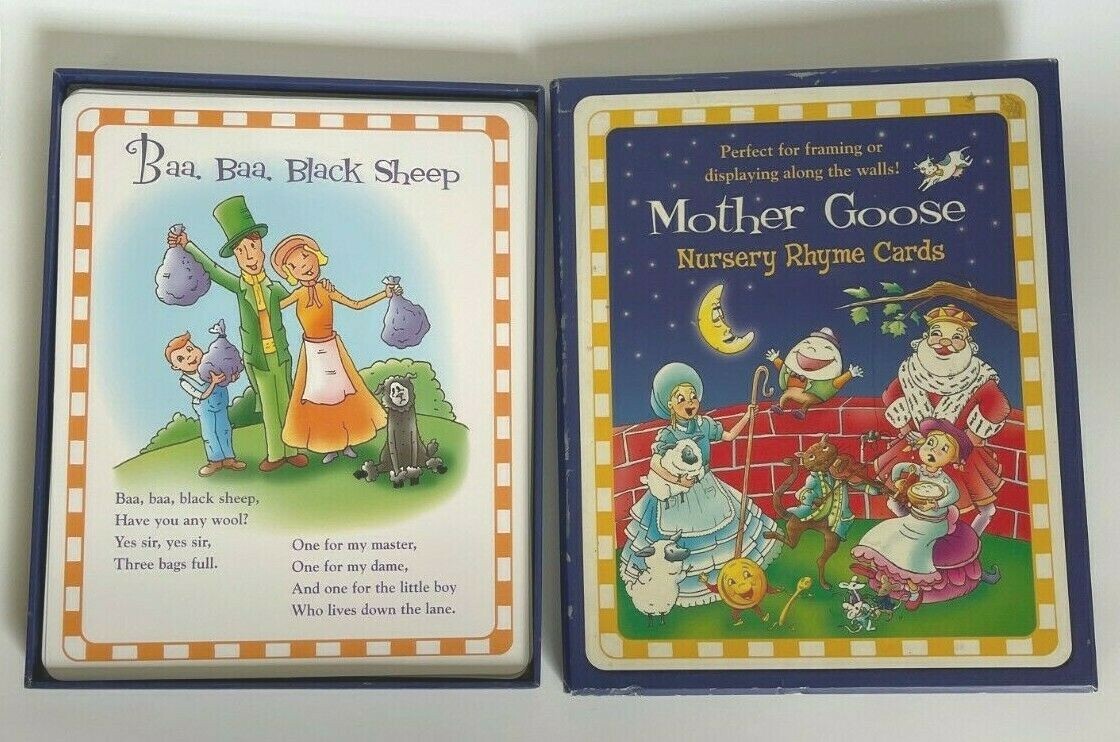 Mother Goose Nursery Rhyme Cards eBay