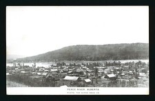 Peace River Alberta, Town of Peace River, Alberta.- Old Photo