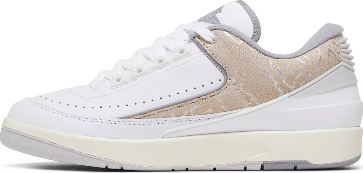 Nike Air Jordan 2 retro Low Shoes White Cement Gray DV9956