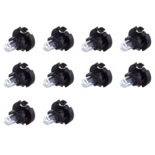 10pcs T3 Neo Wedge Halogen Bulbs Instrument Cluster Panel Lights Lamp Warm White