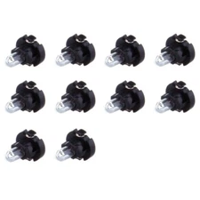 10Pcs T3 Neo Wedge Halogen Bulbs Instrument Cluster Panel Lights Lamp Warm White