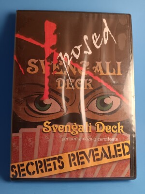 Svengali Deck Xposed Exposed Secrets Revealed DVD Magic Card Tricks NEW/SEALED! 