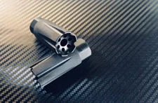 1/2x28 Low Concussion Muzzle Brake 223/556/22LR - With Jam Nut
