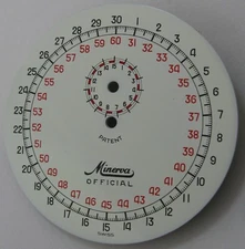 vintage Minerva Official Timer watch part movement new dial