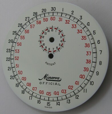vintage Minerva Official Timer watch part movement new dial