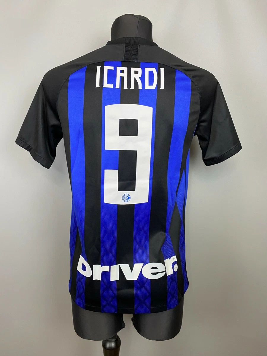 obvio Me sorprendió reinado INTER MILAN 2018 2019 ICARDI HOME SHIRT FOOTBALL SOCCER JERSEY NIKE MENS  SIZE S | eBay