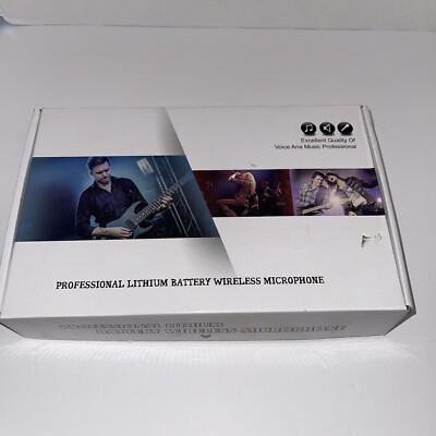 Professional Lithium Battery Wireless Microphone Unbranded NEW