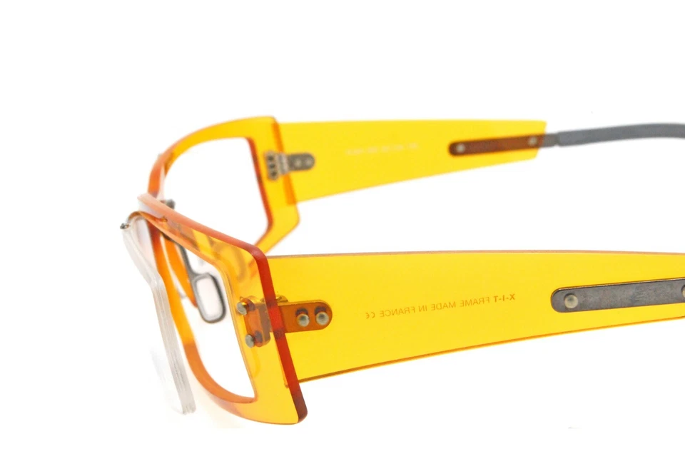 Nuevo Auténtico Raro Eye'DC N 004 005 Años 90 Francia Vintage Naranja Gafas de Plástico Foto 3 de 4