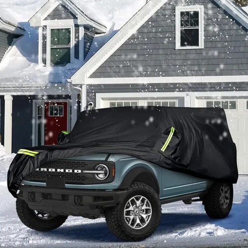 Ford Bronco 6 Layer Car Cover Fitted In Out door Water Proof Rain Snow Sun Dust - Picture 4 of 12
