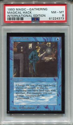 MTG Magic The Gathering International Edition Karte Magical Hack PSA 8