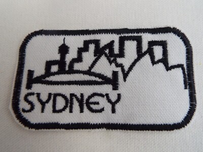 Sydney Australia City Skyline Embroidery Iron-on Patch