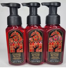 3 New VAMPIRE BLOOD BATH BODY WORKS GENTLE FOAMING HAND SOAPS-NEW