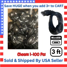 3ft micro usb data and charging cables Wholesale LOTs Buy Bulk Save HUGE